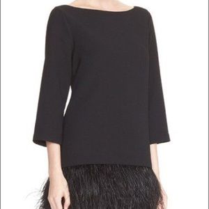 kate spade feather tunic top